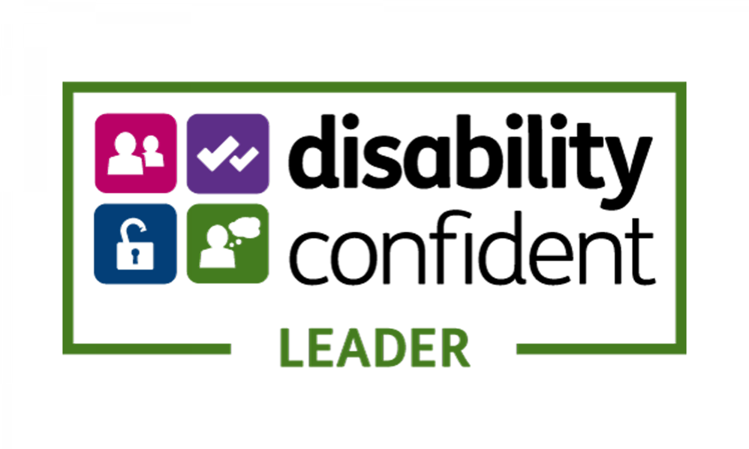 Disability Confident Leader logo