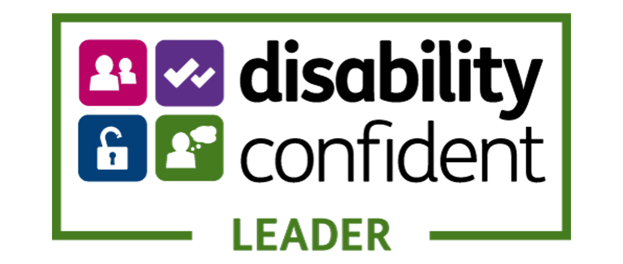 Disability Confident Leader logo