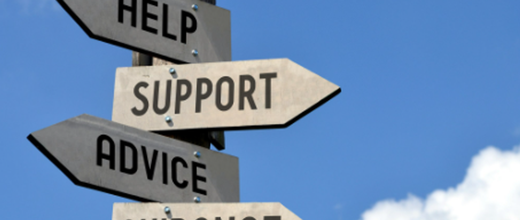 Photo of a sign post