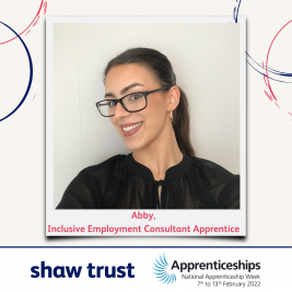 Photo of Abby, Inclusive employment Consultant Apprentice.
