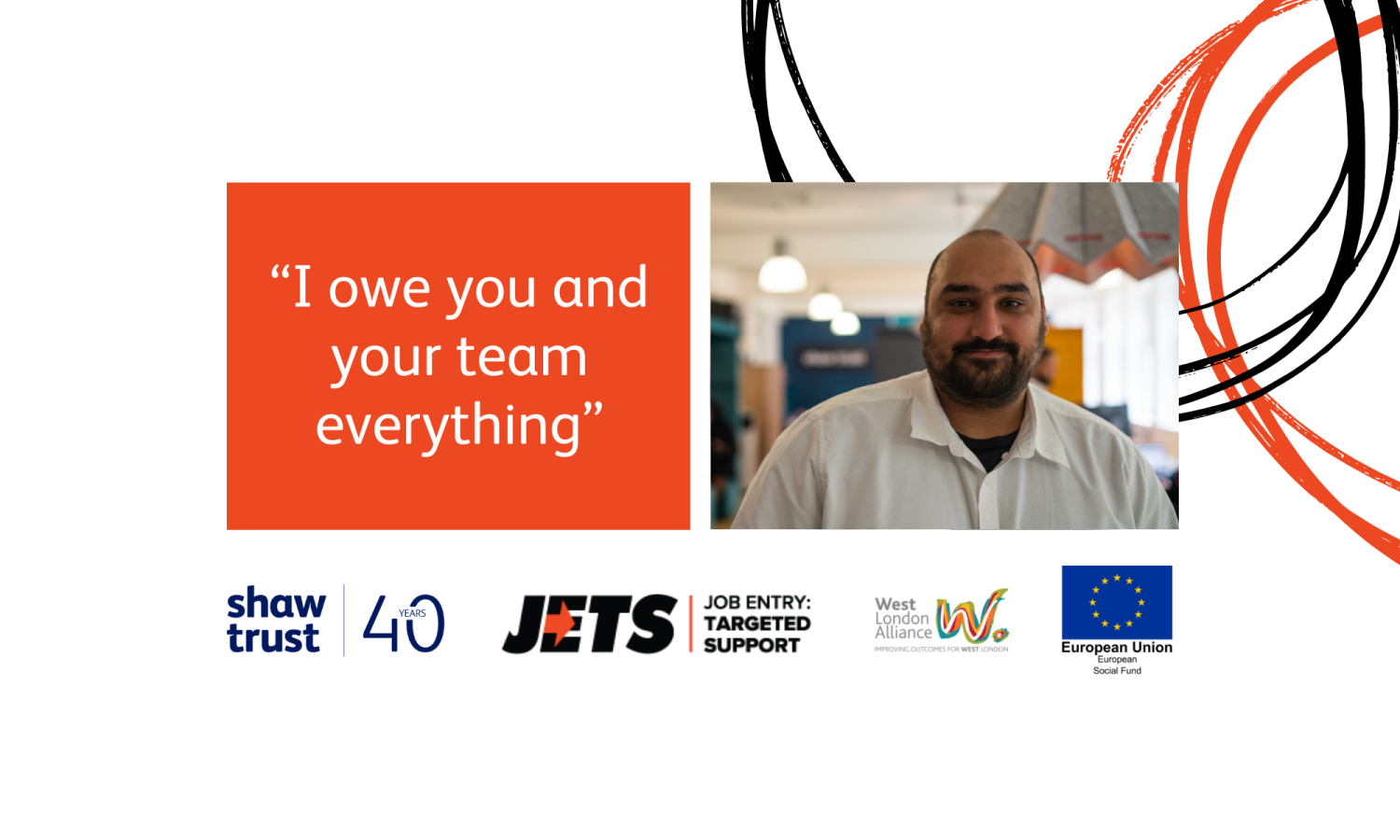 "I owe you and your team everything"