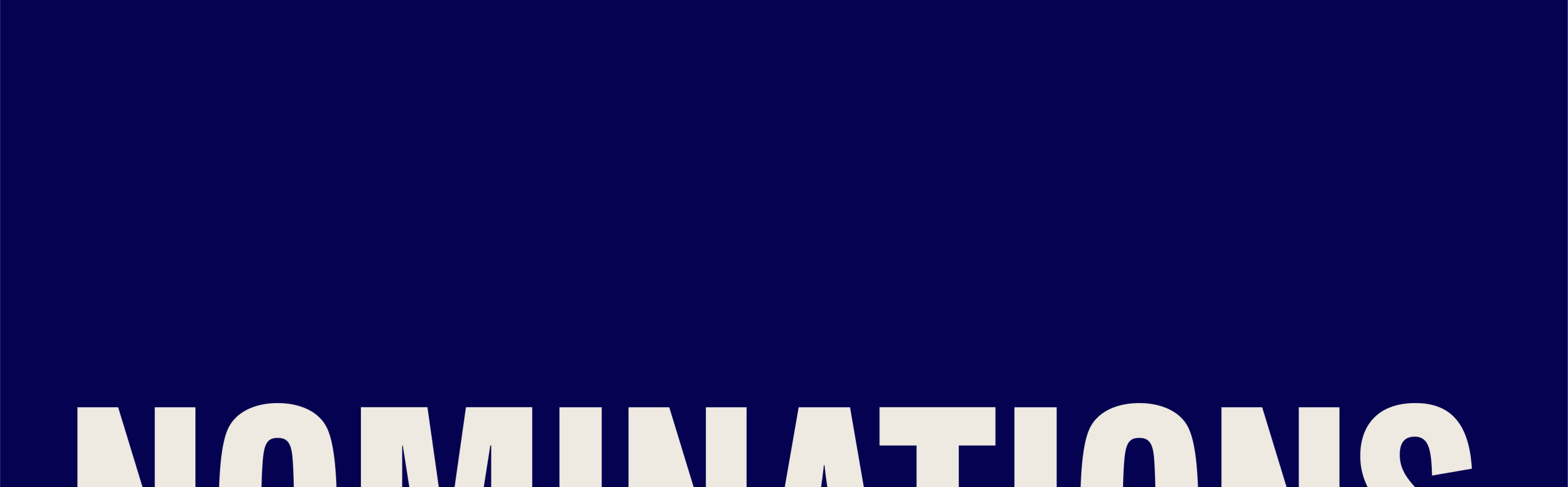 Dark blue background with white text 'Nominations are open" #DisabilityPower100' White logo THe Sahw Trust Disability Power 100
